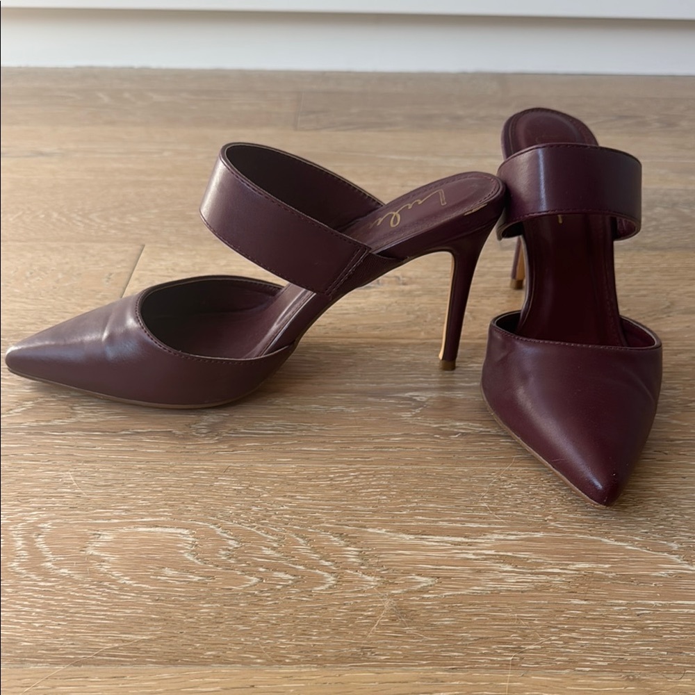 Elegant Burgundy Heels